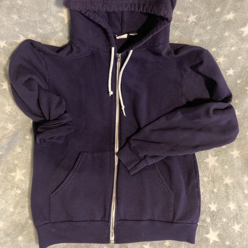 American Apparel Zip Hoodie purple medium
